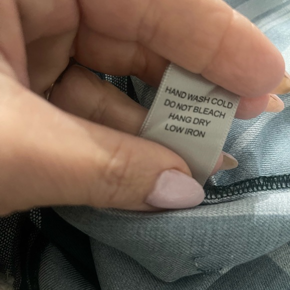 Charlotte Russe Never Worn Green White Striped Sun Dress Sz L Large - Picture 16 of 16